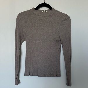 Ted Baker Ribbed Long Sleeve Top